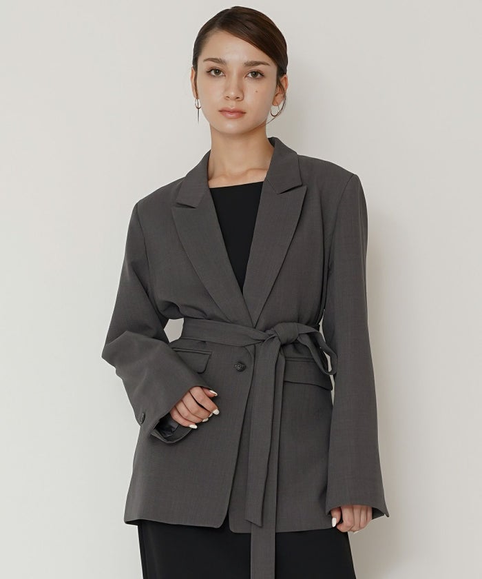 ビックシルエット オーバーショルダー オーバーサイズ テーラード ダブルジャケット セットアップ 80年代 80's KINO THE KEI