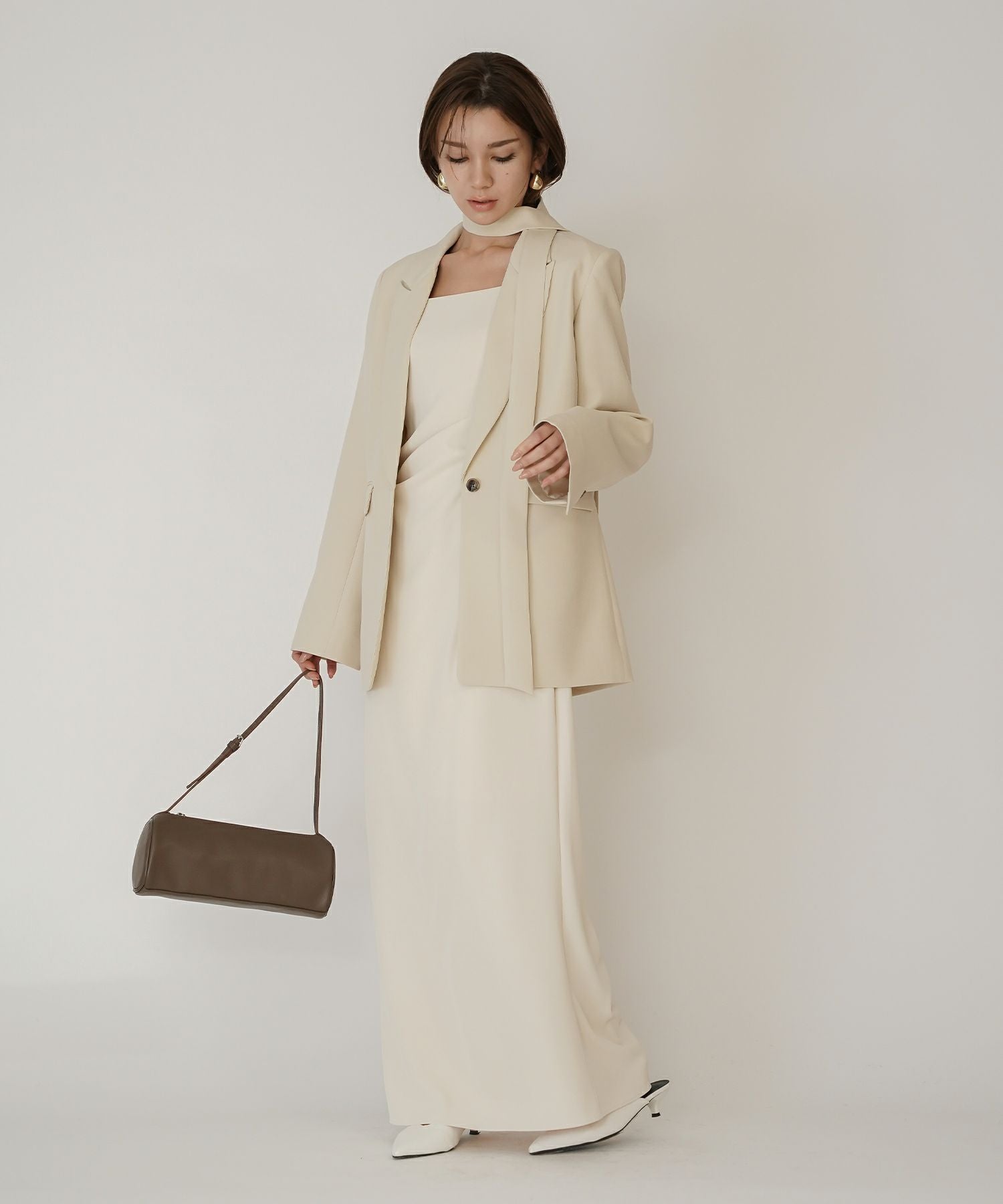 ベルテッド オーバー サイズ ジャケット KINO THE KEI 全3色｜ktk231