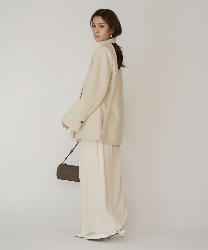 ビックシルエット オーバーショルダー オーバーサイズ テーラード ダブルジャケット セットアップ 80年代 80's KINO THE KEI