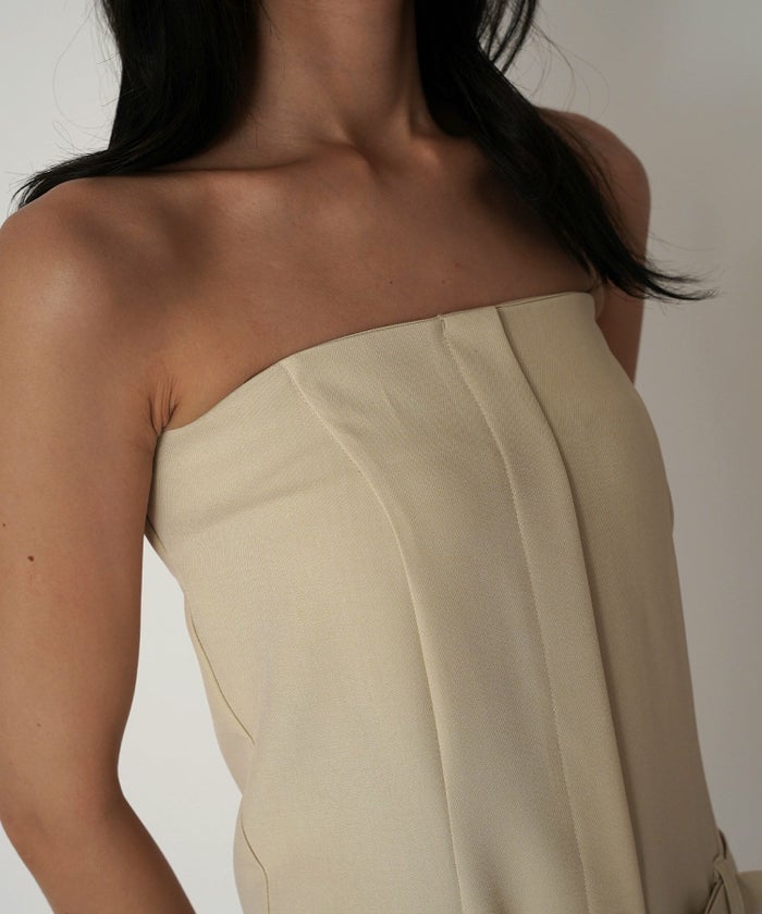 セットアップ ベアオールインワン 80年代 80's モード 結婚式 二次会コーデ パンツスタイル KINO THE KEI