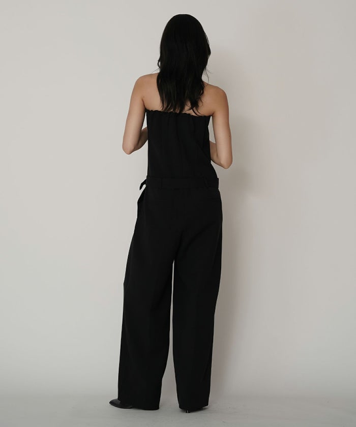 セットアップ ベアオールインワン 80年代 80's モード 結婚式 二次会コーデ パンツスタイル KINO THE KEI