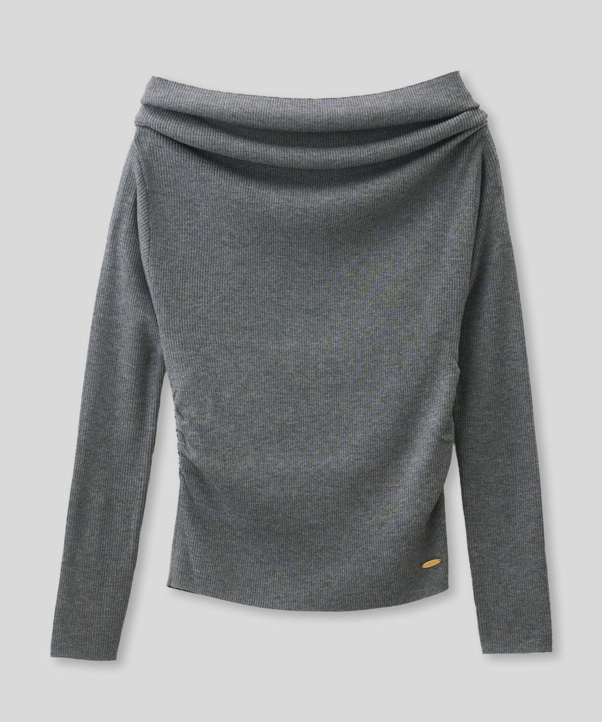 リブニット オフショル ワンショル 2WAY デート ディナー モテニット 伸縮性 KINO THE KEI