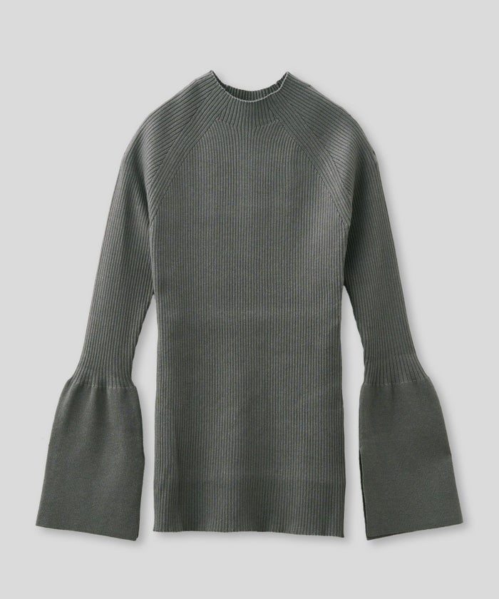 ニットトップス 薄手ニット ハイネック タイトトップス 韓国風 綺麗め 細見え カジュアル KINO THE KEI