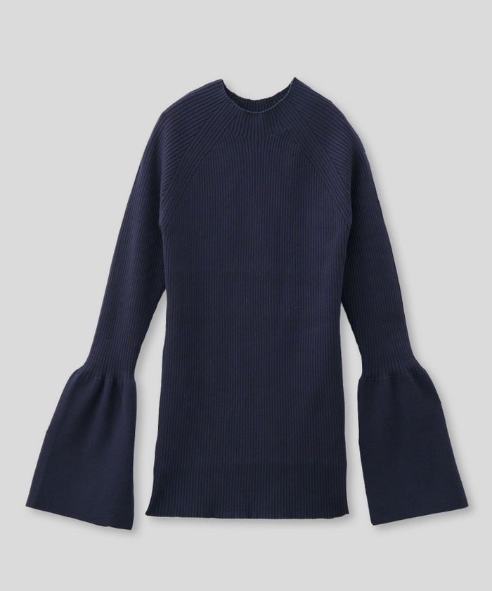 ニットトップス 薄手ニット ハイネック タイトトップス 韓国風 綺麗め 細見え カジュアル KINO THE KEI