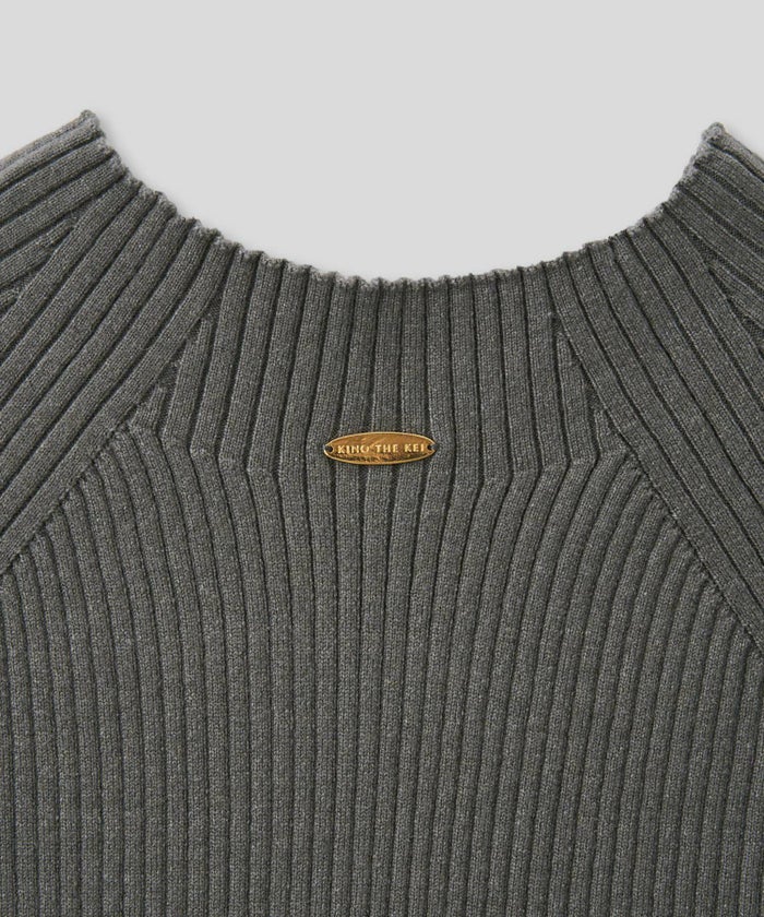 ニットトップス 薄手ニット ハイネック タイトトップス 韓国風 綺麗め 細見え カジュアル KINO THE KEI