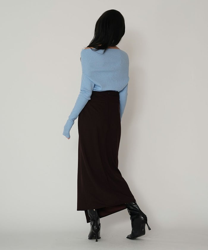 ディナー パーティー セットアップ エレガント タイトスカート ベルト付 ラップスカート KINO THE KEI