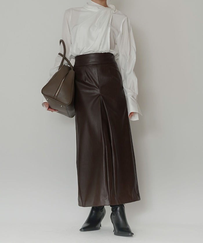 レザー ナロー スカート KINO THE KEI