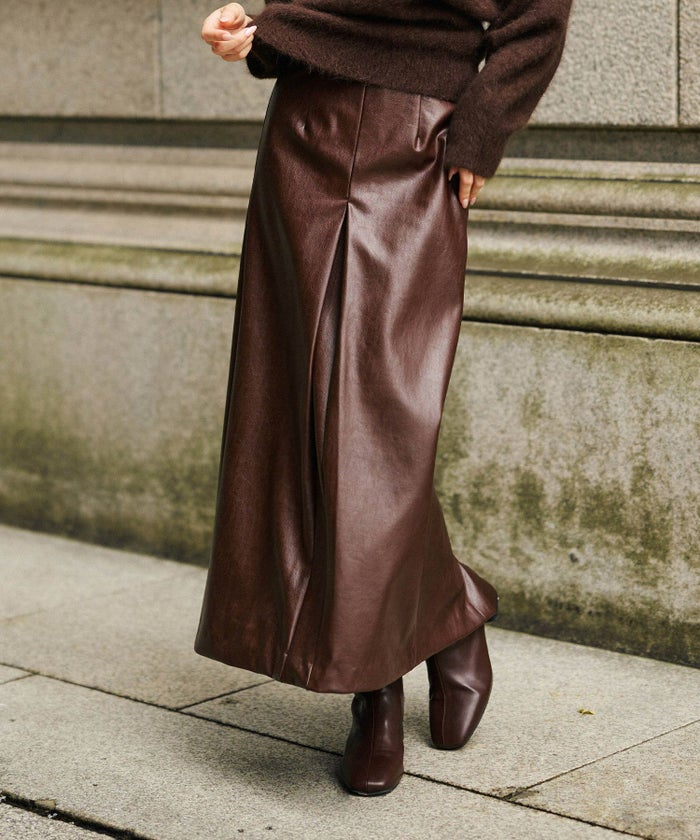 レザー ナロー スカート KINO THE KEI