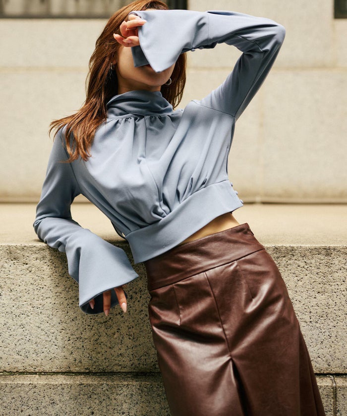 レザー ナロー スカート KINO THE KEI