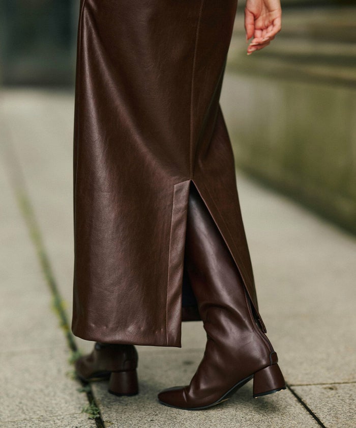 レザー ナロー スカート KINO THE KEI