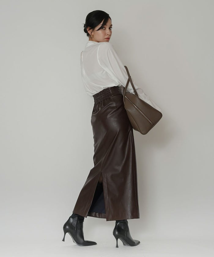 レザー ナロー スカート KINO THE KEI