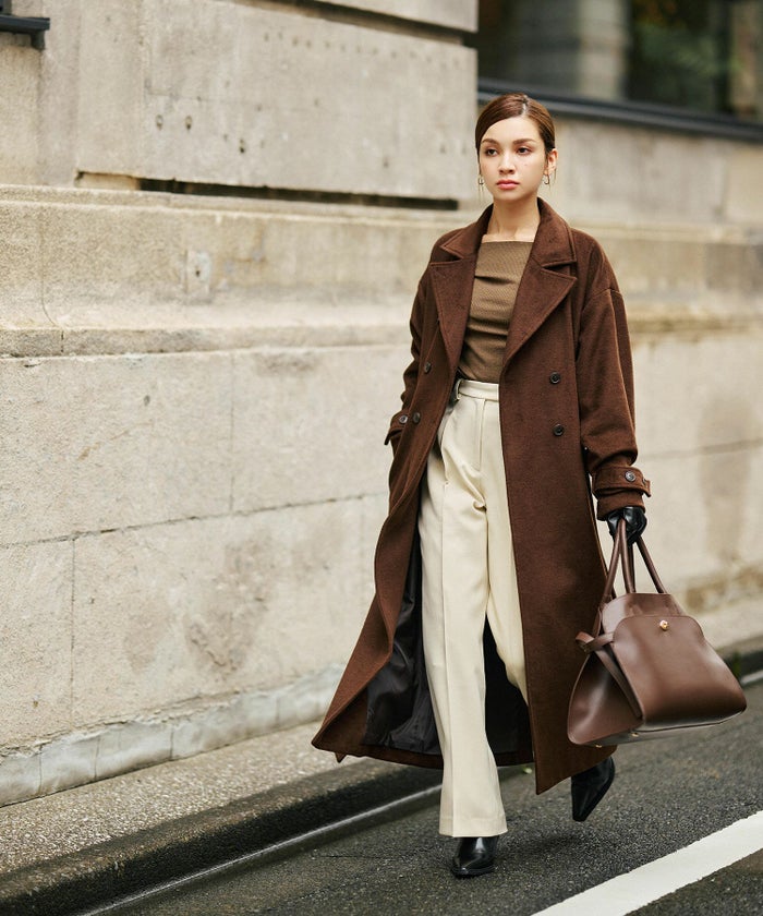 綺麗め オフィス 大人 スラックス ワイドスラックス ストレートパンツ セットアップ KINO THE KEI