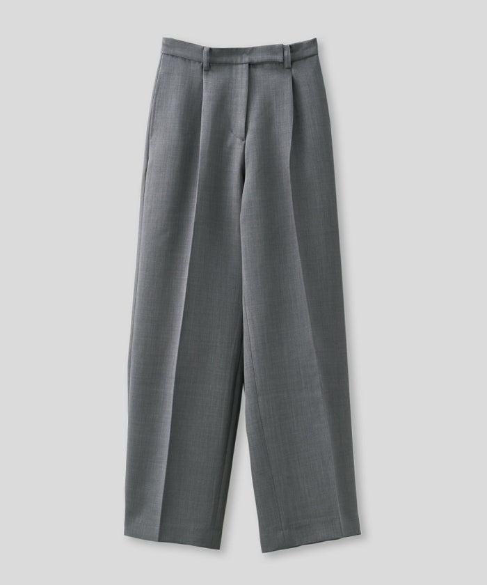 綺麗め オフィス 大人 スラックス ワイドスラックス ストレートパンツ セットアップ KINO THE KEI