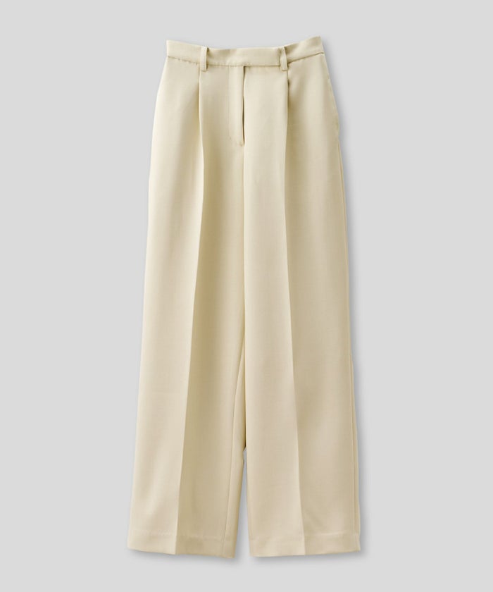 綺麗め オフィス 大人 スラックス ワイドスラックス ストレートパンツ セットアップ KINO THE KEI