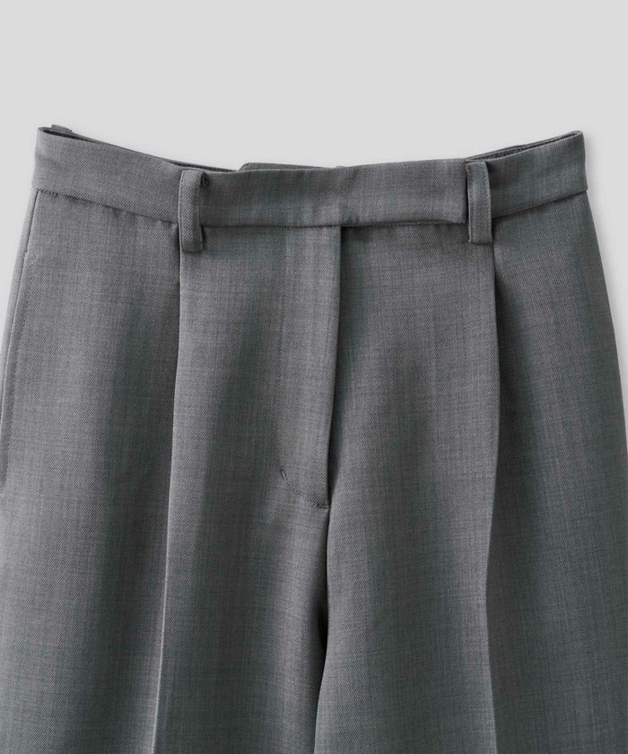 綺麗め オフィス 大人 スラックス ワイドスラックス ストレートパンツ セットアップ KINO THE KEI