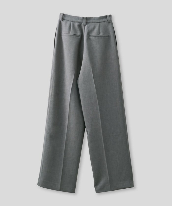 綺麗め オフィス 大人 スラックス ワイドスラックス ストレートパンツ セットアップ KINO THE KEI