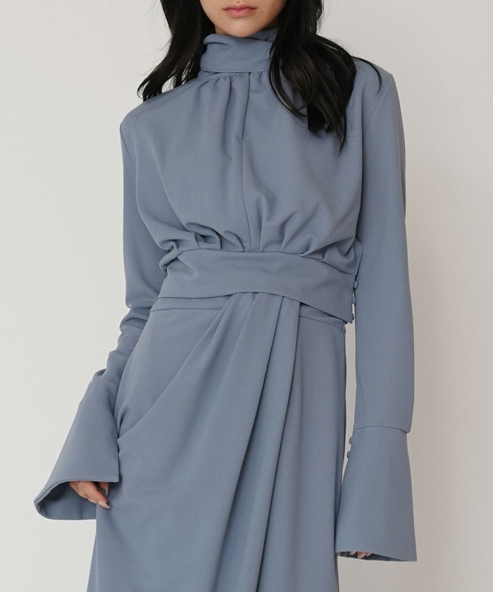 ディナー パーティー ブラウス トップス ボウタイリボン 変形 セットアップ エレガント 2way KINO THE KEI