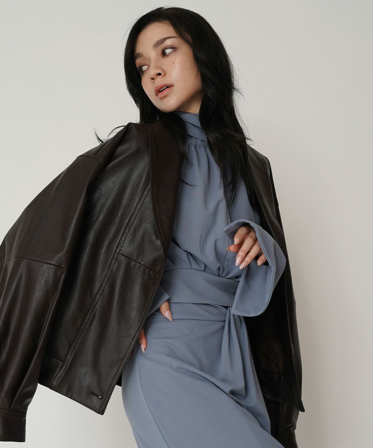 ディナー パーティー ブラウス トップス ボウタイリボン 変形 セットアップ エレガント 2way KINO THE KEI