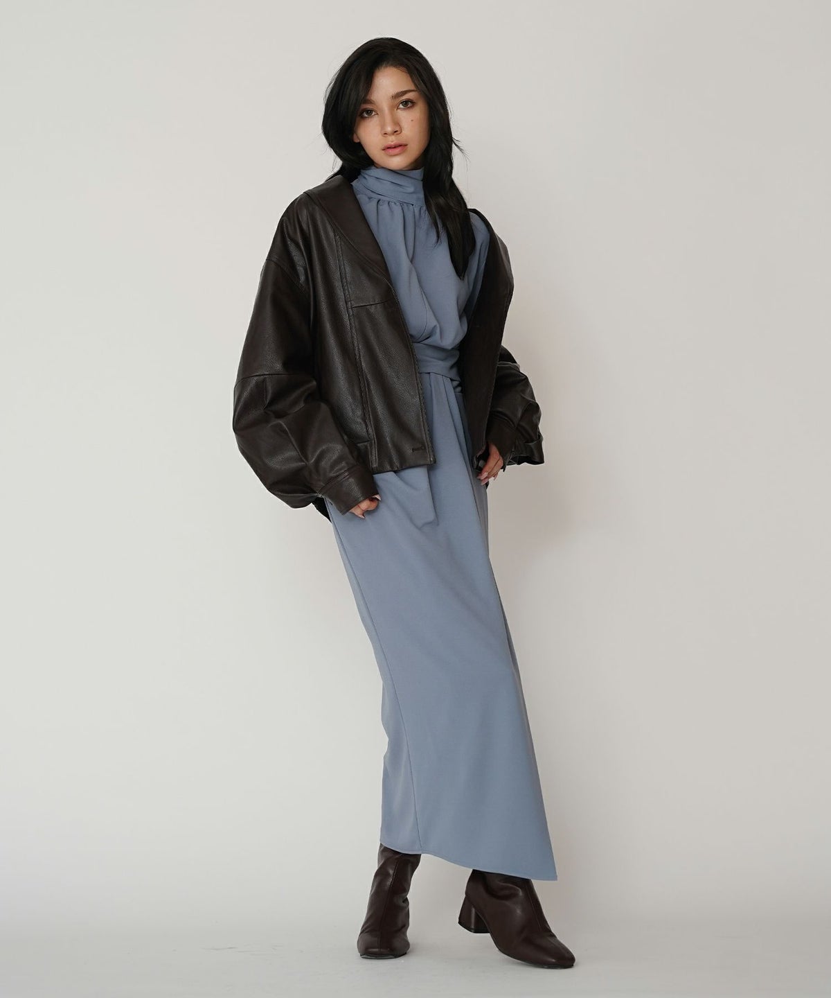 ディナー パーティー ブラウス トップス ボウタイリボン 変形 セットアップ エレガント 2way KINO THE KEI