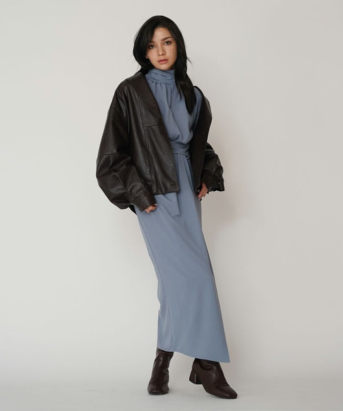 ディナー パーティー ブラウス トップス ボウタイリボン 変形 セットアップ エレガント 2way KINO THE KEI