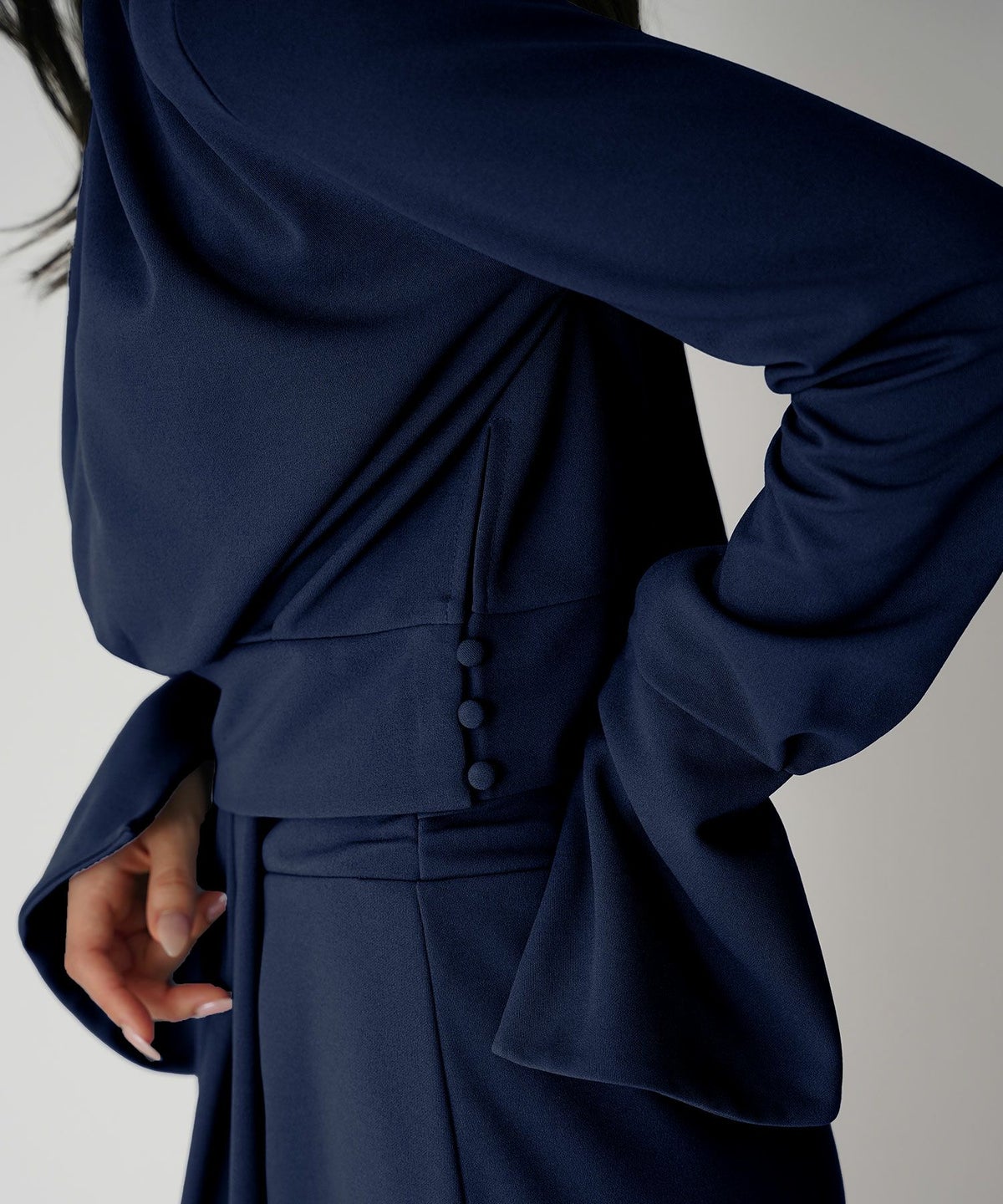 ディナー パーティー ブラウス トップス ボウタイリボン 変形 セットアップ エレガント 2way KINO THE KEI