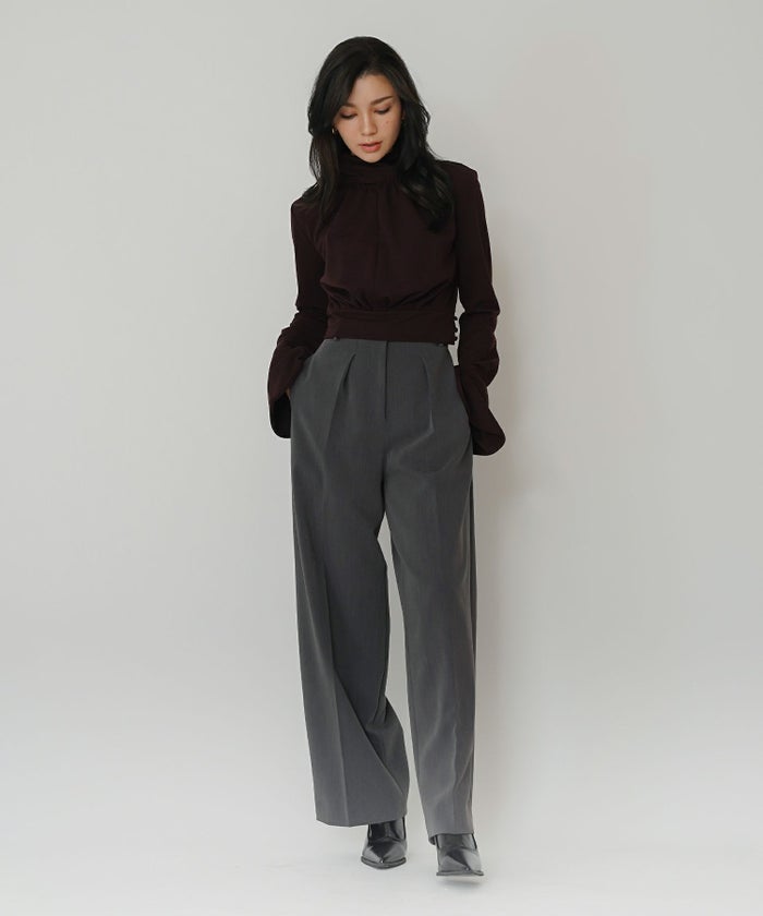 ディナー パーティー ブラウス トップス ボウタイリボン 変形 セットアップ エレガント 2way KINO THE KEI