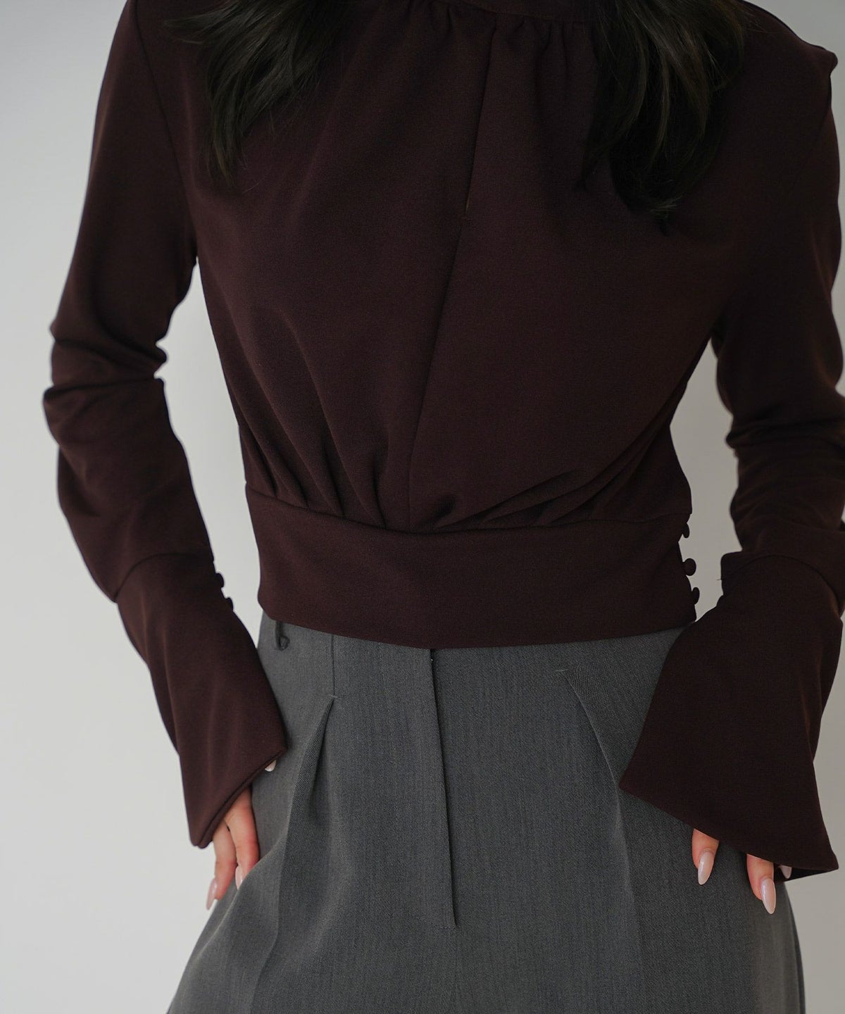 ディナー パーティー ブラウス トップス ボウタイリボン 変形 セットアップ エレガント 2way KINO THE KEI