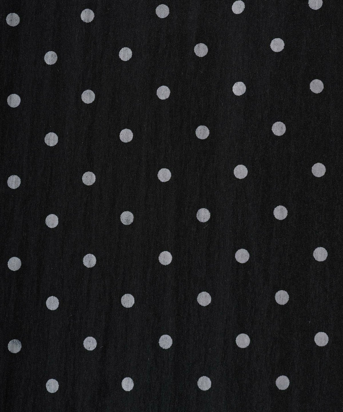 ドット/ジャンスカ/ワンピース/ブラック