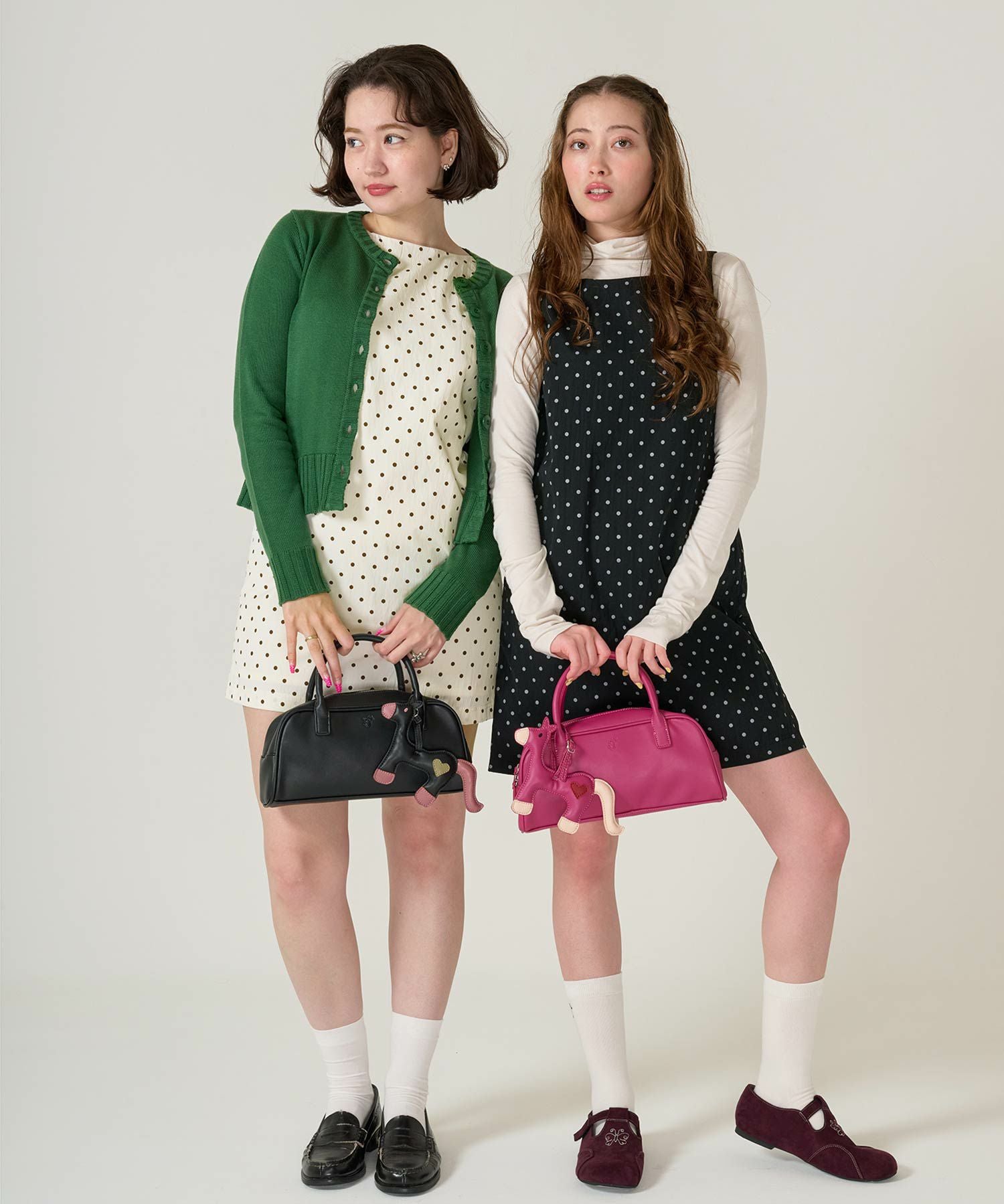 ポイント刺繍 ソックス TINA：JOJUN 全1色｜tnj939-1123【2