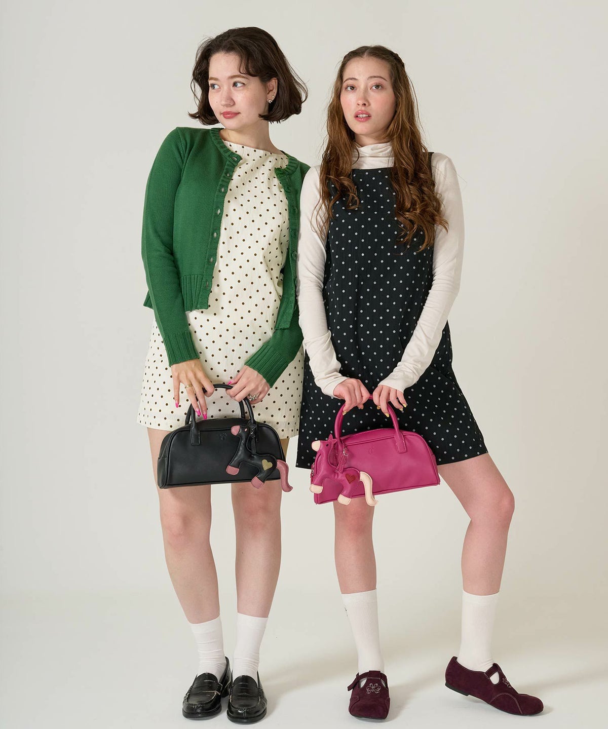 刺繍/ソックス/ポニー/白靴下