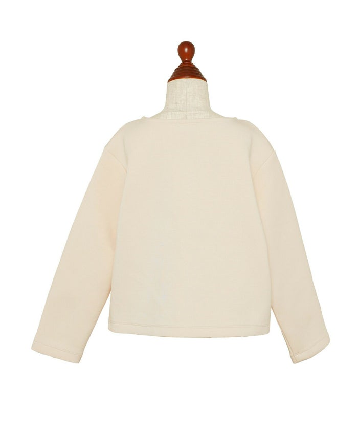 キッズカーディガン子供ダンボールニットトップスクルーネック木馬刺繍エンブレムゴールドボタン羽織りカーディガンフォーマルジャケットキッズフォーマルアイボリーベージュネイビー上品キッズウェアおしゃれ子供服成長応援ギフト80901001101202歳3歳4歳5歳6歳