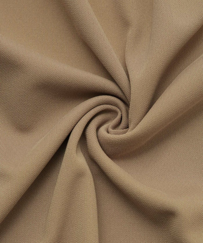 ツイスト トップス シンプル ドレープ カットソー プルオーバー オフィス アイボリー/サックス/モカ/ブラック/M/長袖