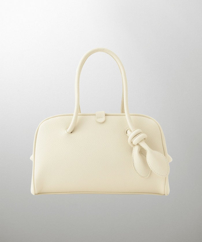 レディース バッグ きれいめ カジュアル ボストンバッグ 合皮 アイボリー/ピンク/ブラウン/ブラック/フリー