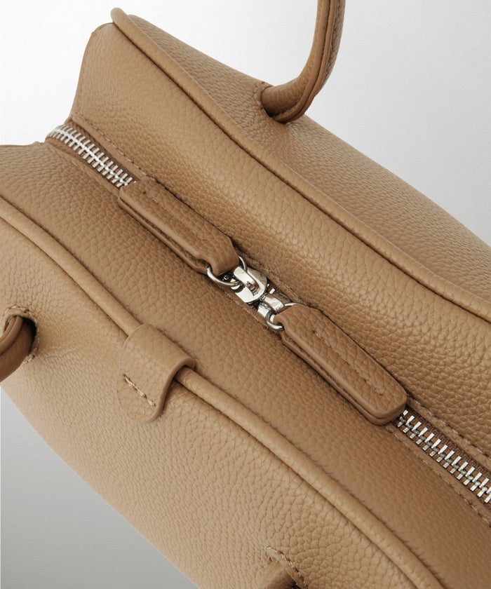 レディース バッグ きれいめ カジュアル ボストンバッグ 合皮 アイボリー/ピンク/ブラウン/ブラック/フリー