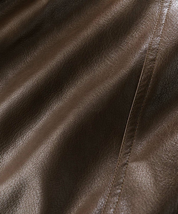 古着 ヴィンテージ ボア ライダース バイカーズブルゾン ユニセックス メンズライク ボーイッシュ 韓国風 綺麗め 細見え カジュアル KINO THE KEI