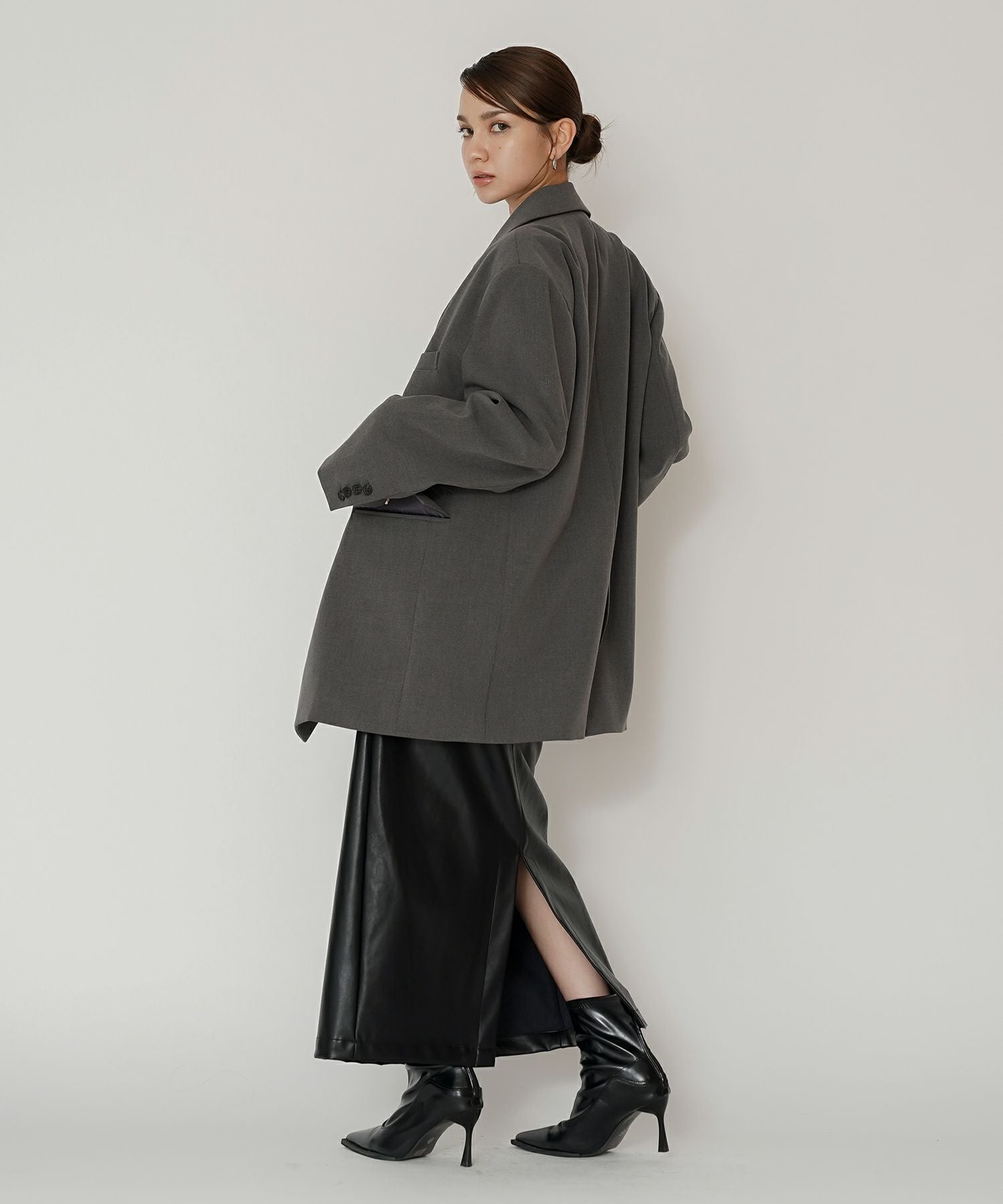 ダブル ジャケット コート KINO THE KEI 全3色|ktk241-0119【2 ダブル ジャケット コート KINO THE KEI 全3色|ktk241-0119【2