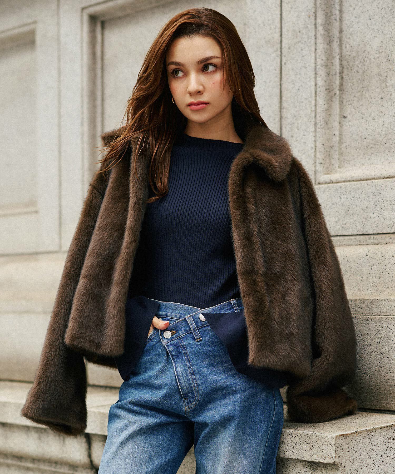 ミンク エコ ファー ジャケット KINO THE KEI 全3色｜ktk241-0126【6