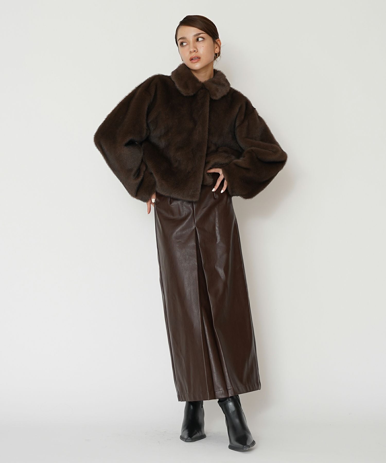 ミンク エコ ファー ジャケット KINO THE KEI 全3色｜ktk241-0126【6