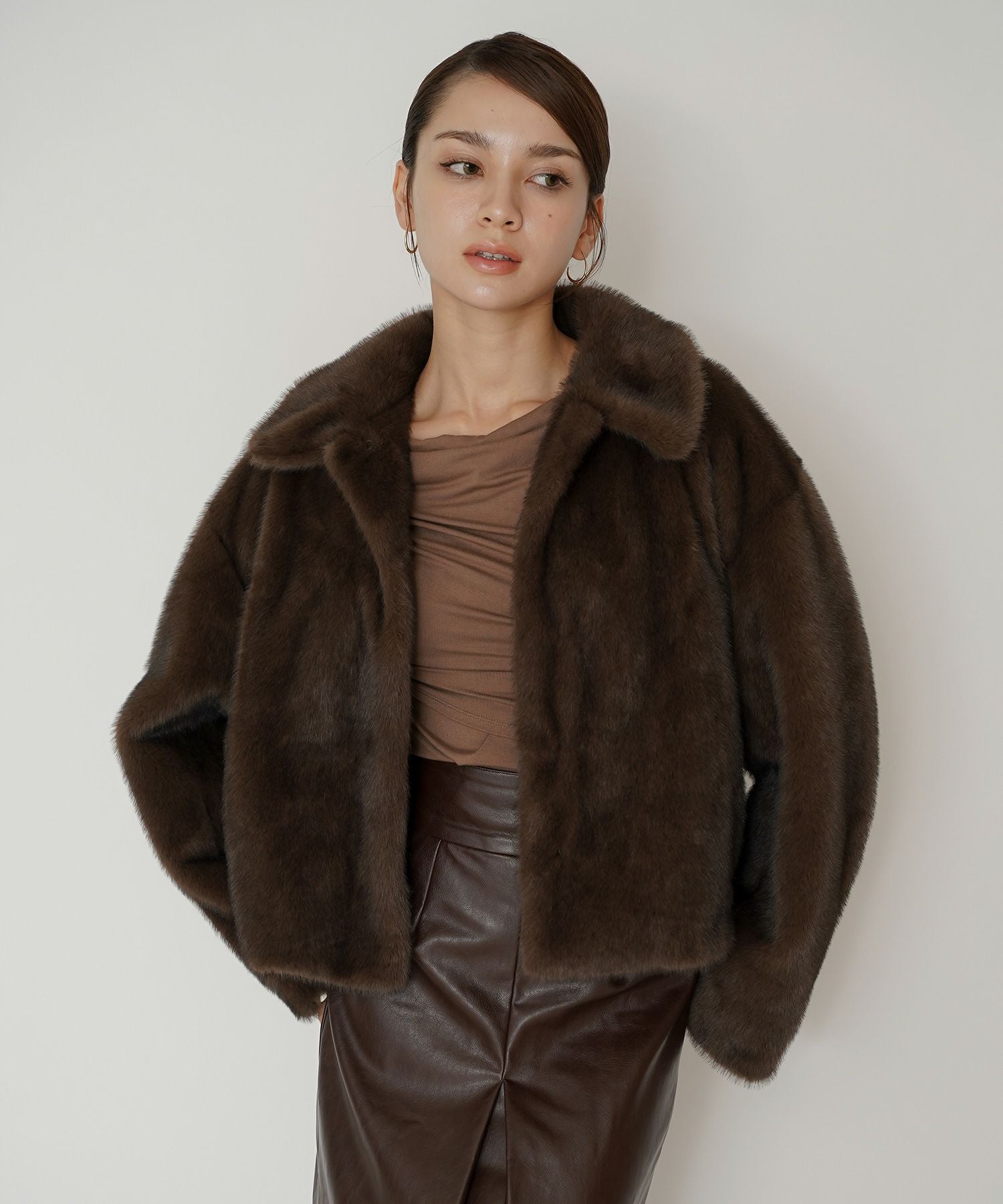 ミンク エコ ファー ジャケット KINO THE KEI 全3色｜ktk241-0126【6