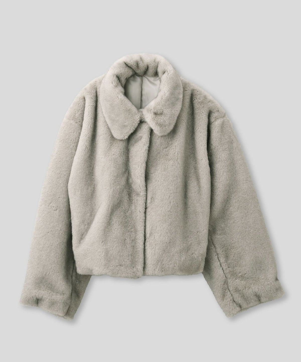 大人かわいい 上品 ディナー デート コンパクト クロップド丈 ファーコート 軽い 韓国風 綺麗め 細見え カジュアル KINO THE KEI