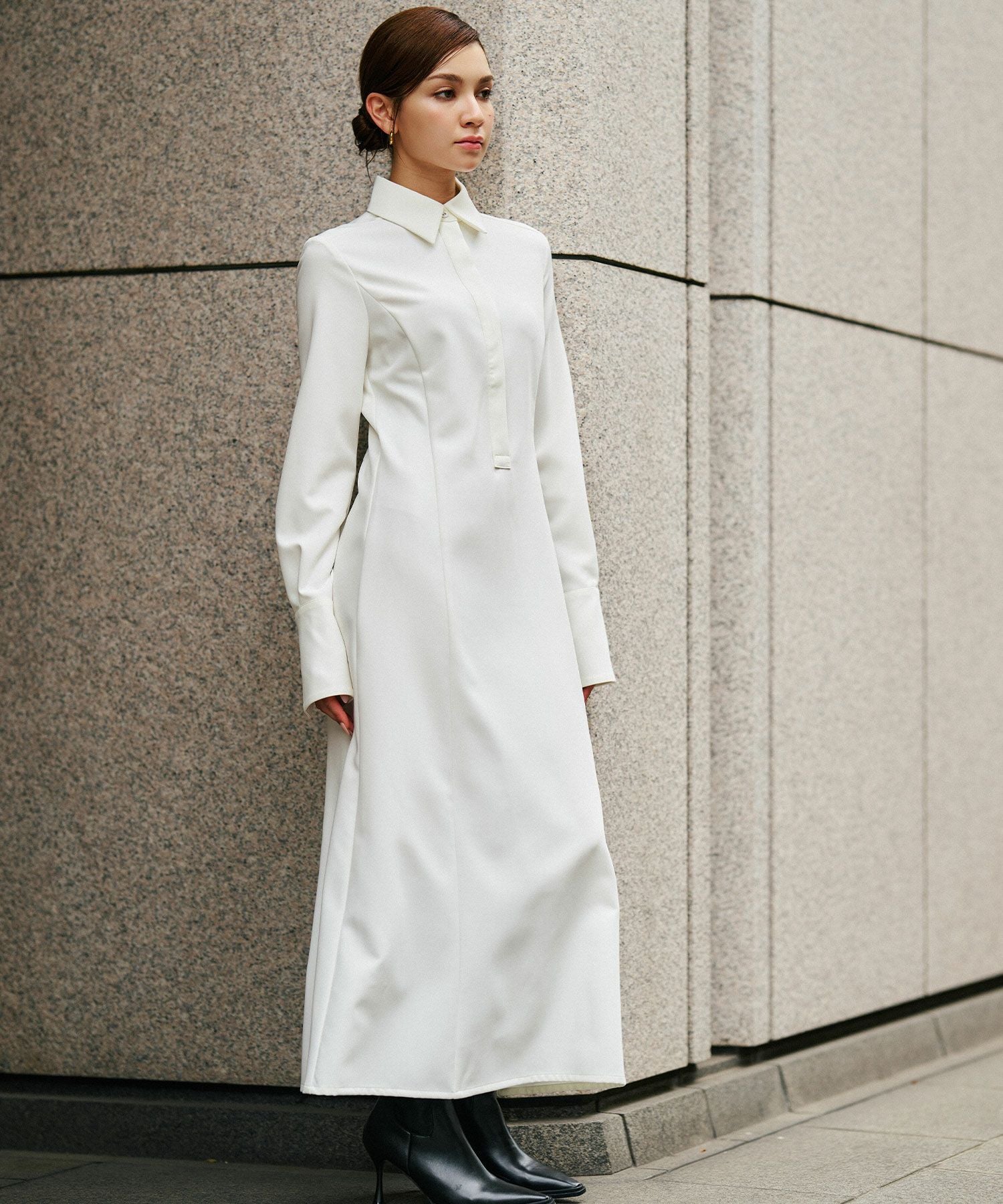 ARCHIVE COLLECTION フィット シャツ ドレス KINO THE KEI 全2色