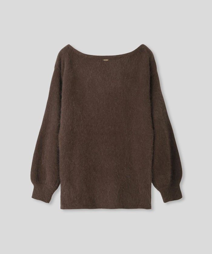 アンゴラ ファー オフショル ミニ ワンピース KINO THE KEI