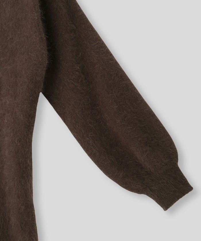 アンゴラ ファー オフショル ミニ ワンピース KINO THE KEI