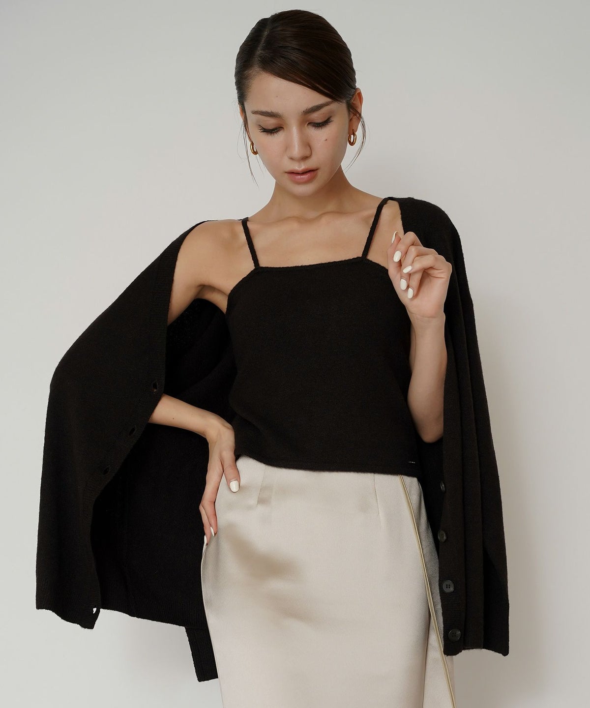 キャミソール セット ニット カーディガン KINO THE KEI