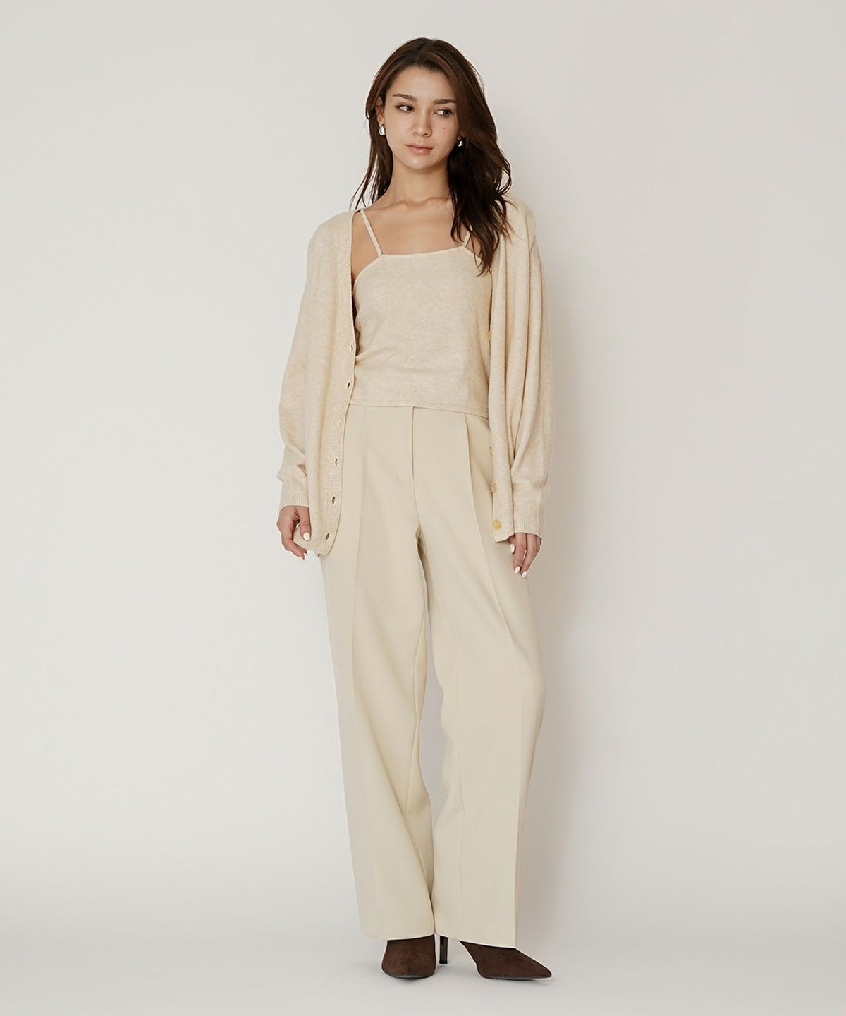 キャミソール セット ニット カーディガン KINO THE KEI