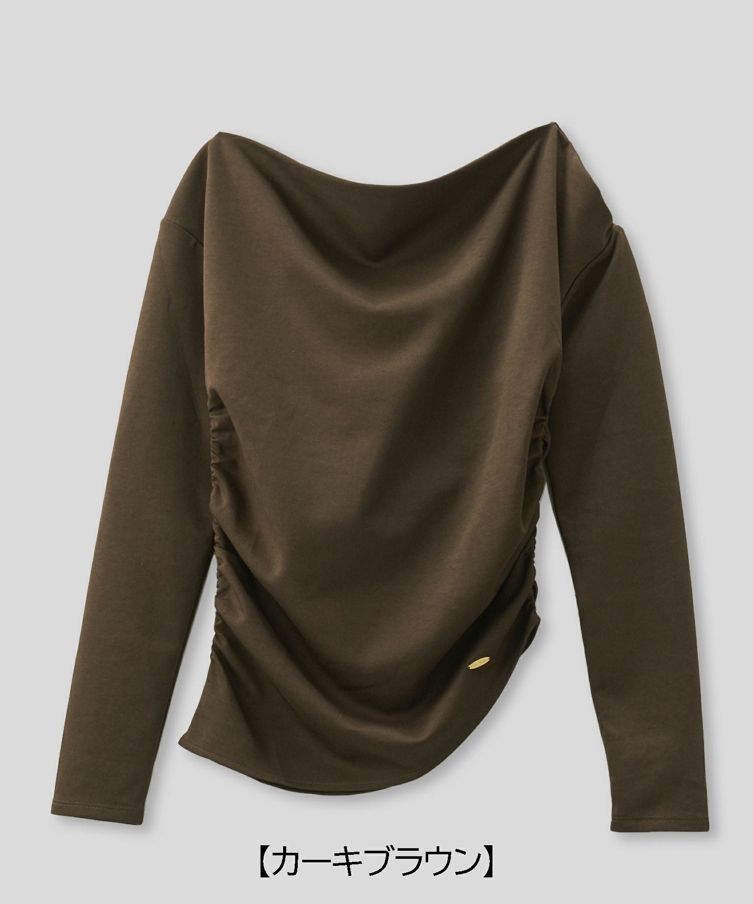 2WAY ドレープ アシンメトリー ヘム プルオーバー ( セットアップ可