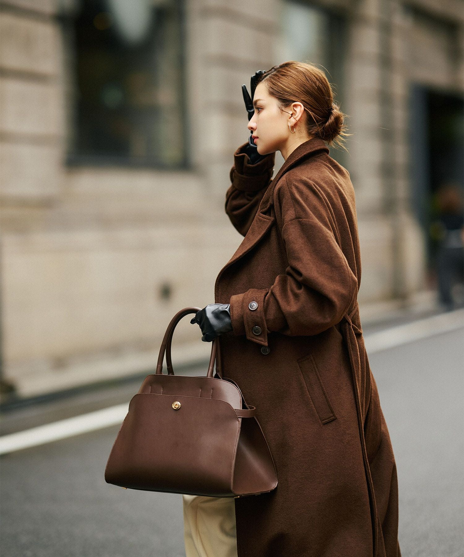 4/中旬～下旬頃発送予定！ベルテッド ボストン バッグ KINO THE KEI 全