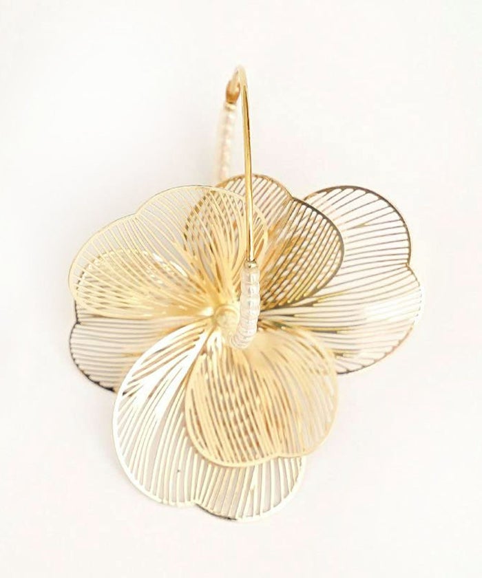 シアー フラワー ピアス Sheer Flower Pierce