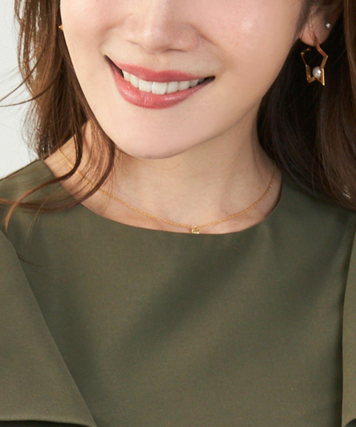 手洗い可かわいい上品きれいめ大人カジュアルシンプル体型カバーハイウエストフレアジョイントスペース