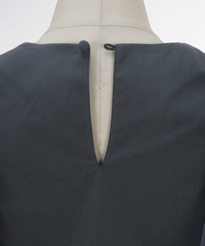 手洗い可かわいい上品きれいめ大人カジュアルシンプル体型カバーハイウエストフレアジョイントスペース